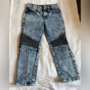 Trendy Kids Denim Jeans with Striped Accents